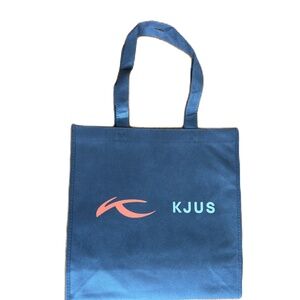 KJUS shopping tote bag gray orange